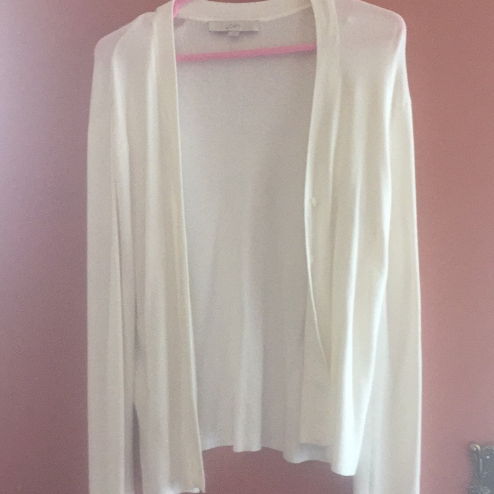 Loft button front cardigan